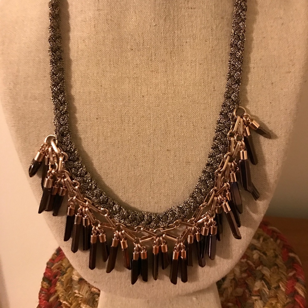 Stella & Dot Bora Fringe Necklace